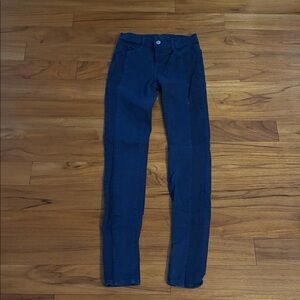 J Brand "Nightfall" skinny jeans.